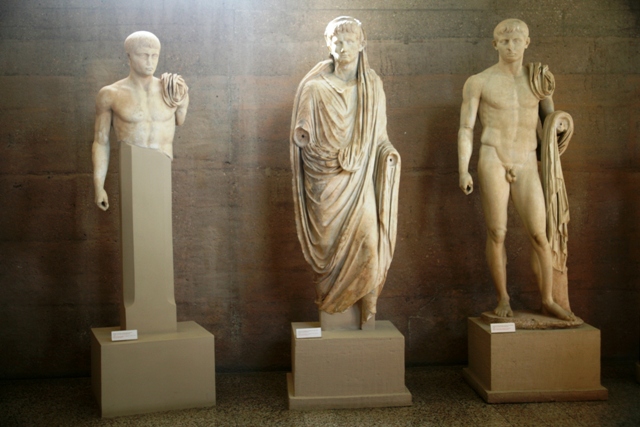 Ancient Corinth - Roman statues in the museum - 1st century AD 